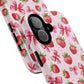 Strawberry Blush Coquette Magnetic Tough iPhone Cases - Funky Fruit Cases, Floral iPhone Cover, Trendy Gifts, iPhone Accessories, Strawberry Lover