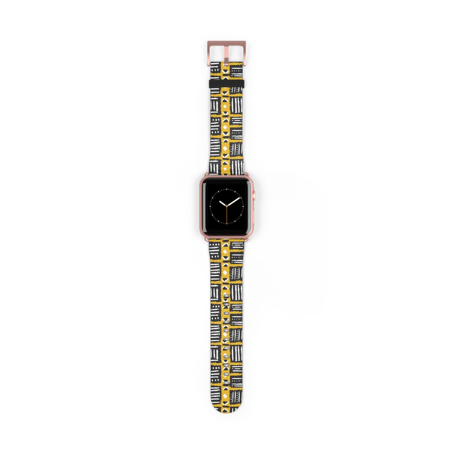 Tribal Vibes Stylish Abstract Print Watch Band - Unique Accessory for Fashion Lovers.