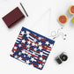 Patriotic Waves Shoulder Tote Bag - Colorful Everyday Accessory