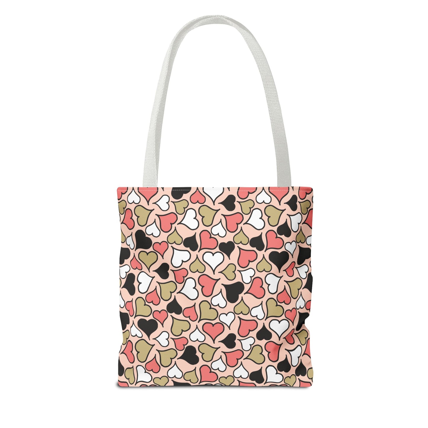 Heart Patterned Tote Bag - Cute & Stylish Carryall for Every Occasion