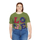 Patriotic Love Unisex Jersey Short Sleeve Tee