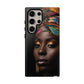 Regal Reflections: African Majesty Tough Google Pixel, iPhone and Samsung Cases.