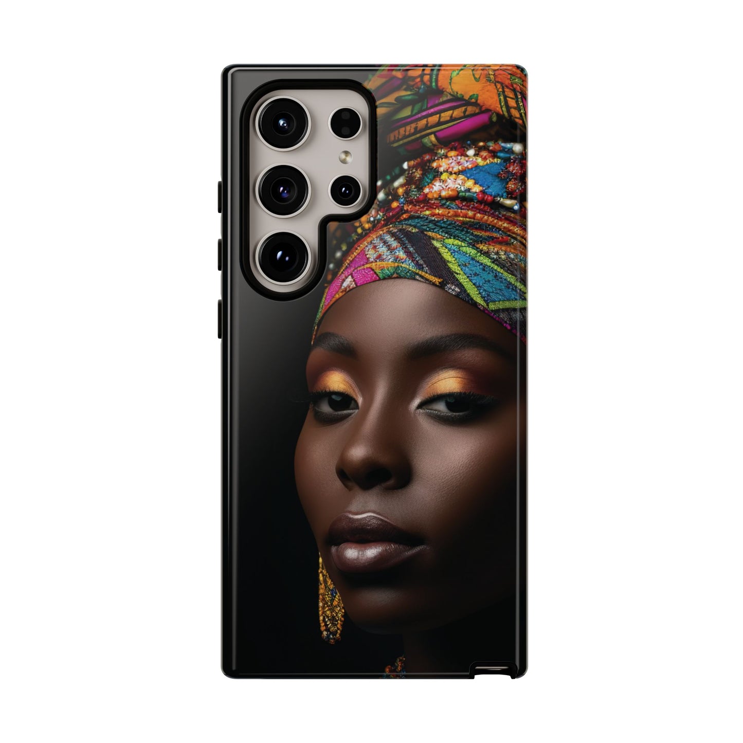 Regal Reflections: African Majesty Tough Google Pixel, iPhone and Samsung Cases.