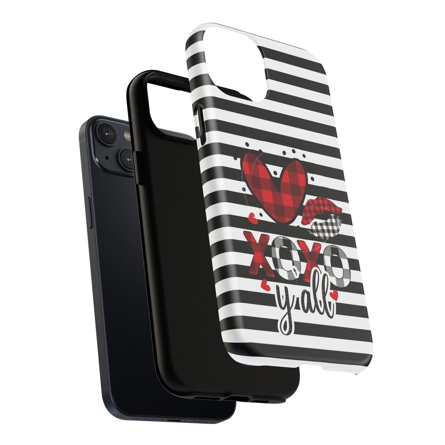 Stylish Tough Magnetic Phone Cases, Trendy Gifts for Her, Holiday Accessories, Floral Design, Cute Phone Protection