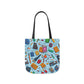 Blue Academic Adventures Canvas Tote Bag