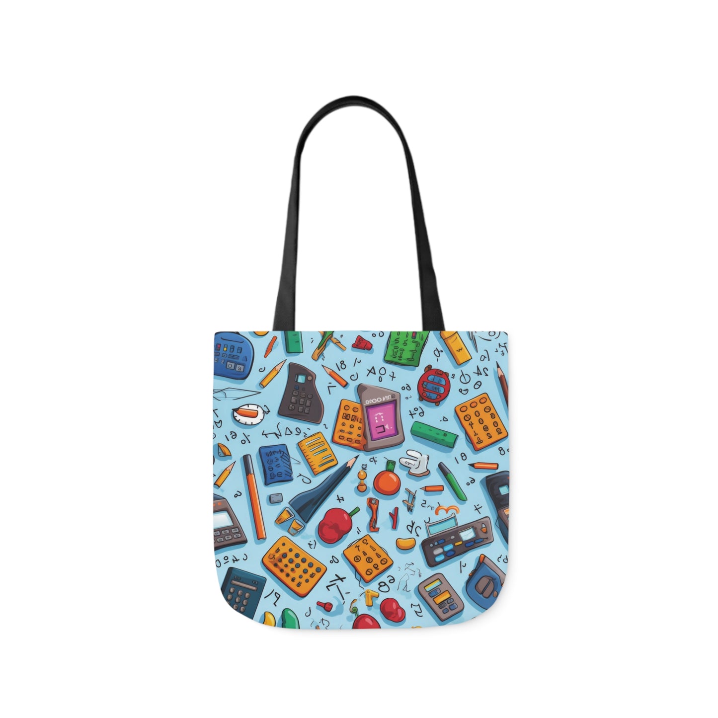 Blue Academic Adventures Canvas Tote Bag