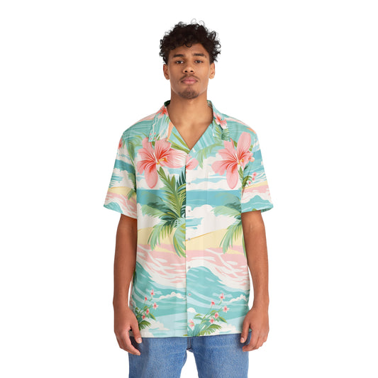 Tropical Escape Men's Hawaiian Shirt (AOP)