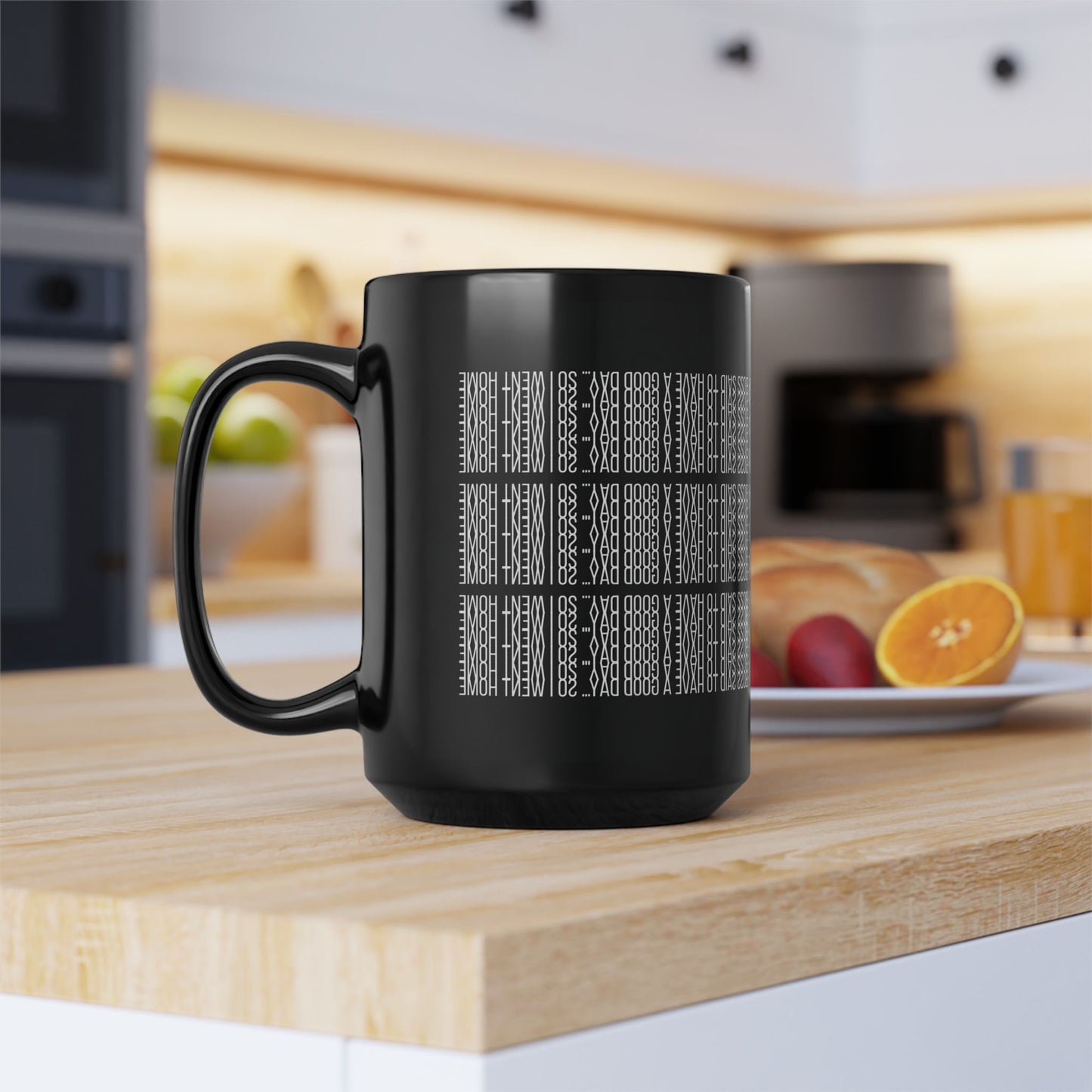 Funny Hidden Message Mug - “My Boss said to have a good day… so I went home.”- Viral Optical Illusion Mug - Secret Sarcastic Work Message - Dishwasher Safe, Unique Gifts for Coffee Lovers, Home & Office Decor, Holiday Present.