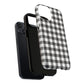 Black and White Gingham Phone Case, Tough Magnetic Cases, Stylish Phone Cover, Gift for Her, Trendy Phone Accessory, Checkered Print