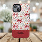 Personalized Rosette Coquette Floral Phone Case - Tough MagSafe® Magnetic Cases, Protective Cover, Stylish Tech Accessory, Gifts for Her