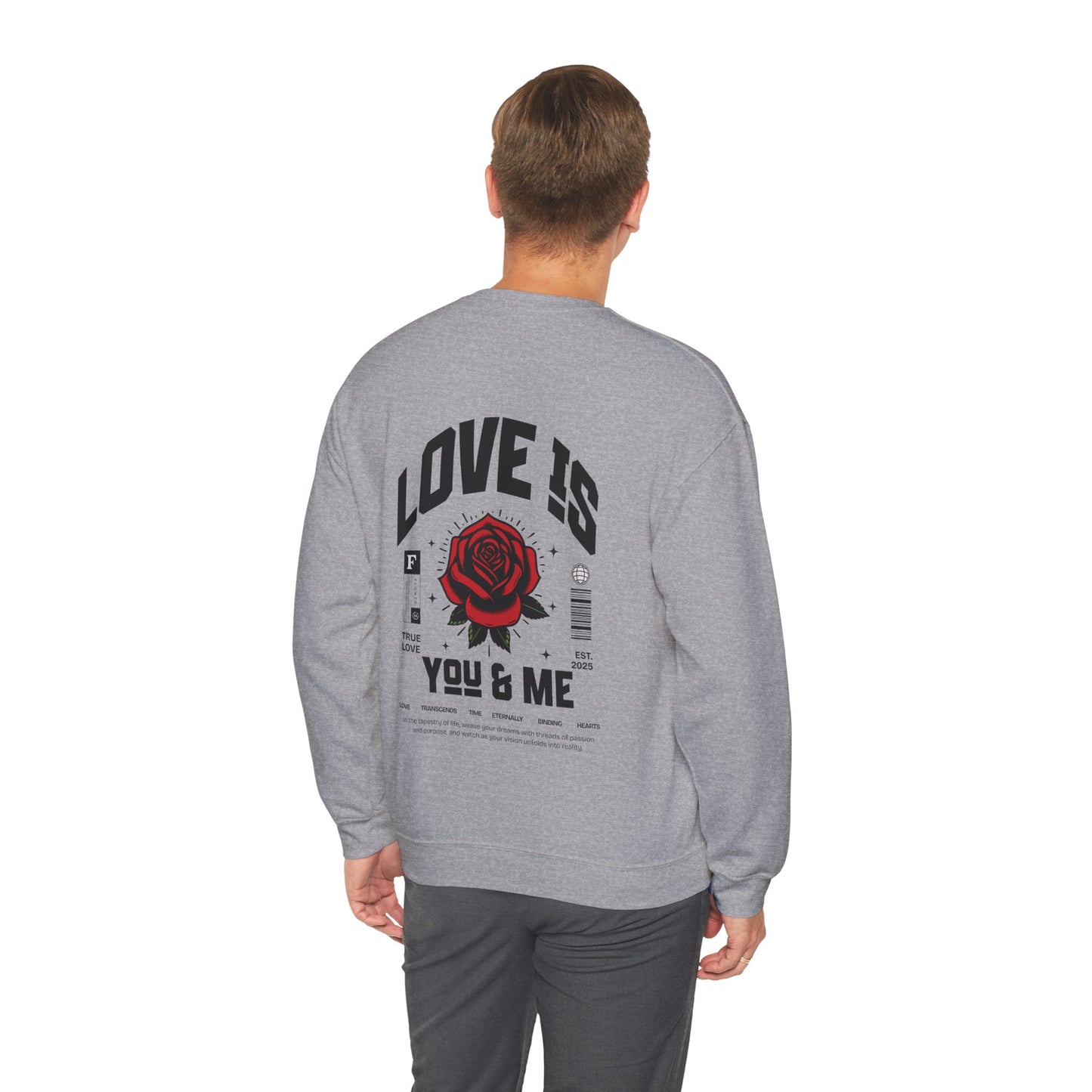 You and Me Valentines Unisex Gildan Heavy Blend™ Crewneck Sweatshirt