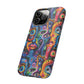 Psychedelic Visions Colorful Art iPhone Case - Tough Cases with Vibrant Abstract Design