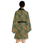 Brown Tropical Bliss Serenity Kimono Robe (AOP)