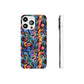 Psychedelic Visions Flexi iPhone and Samsung Case - Colorful Abstract Design.