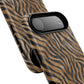 Tough Magnetic iPhone Case with Zebra Print, Stylish Protection for iPhones, Unique iPhone Accessory, Gift for Animal Lovers]