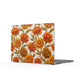 Stained Glass effect Marigold Flower Clear MacBook Cases
