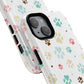 Pet Lover Magnetic iPhone Case - Cute Paw Print Design, Tough Magnetic Cases for Dog and Cat Owners, Gift for Animal Lovers
