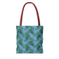 Blue Tropical Bliss Tote Bag