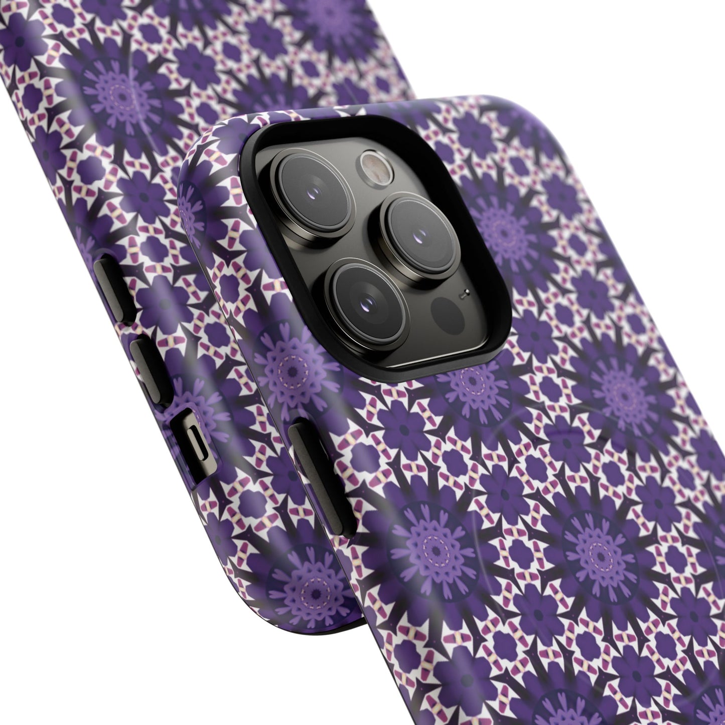 Twilight Petal Mirage Magnetic iPhone Cases, Unique Floral Designs, Tough Protection, Gift for Her, iPhone Accessories, Custom Cases