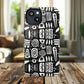 Modern Abstract Geometric Tough Magnetic Phone Case, Durable Phone Accessory, Gift for Him or Her, Artistic Design, Modern Decor