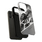 Personalized Monochrome Monstera Tropical Phone Case - Tough Magnetic MagSafe® Cases, Gifts for Nature Lovers, Stylish Phone Accessories, Gifts for Her.