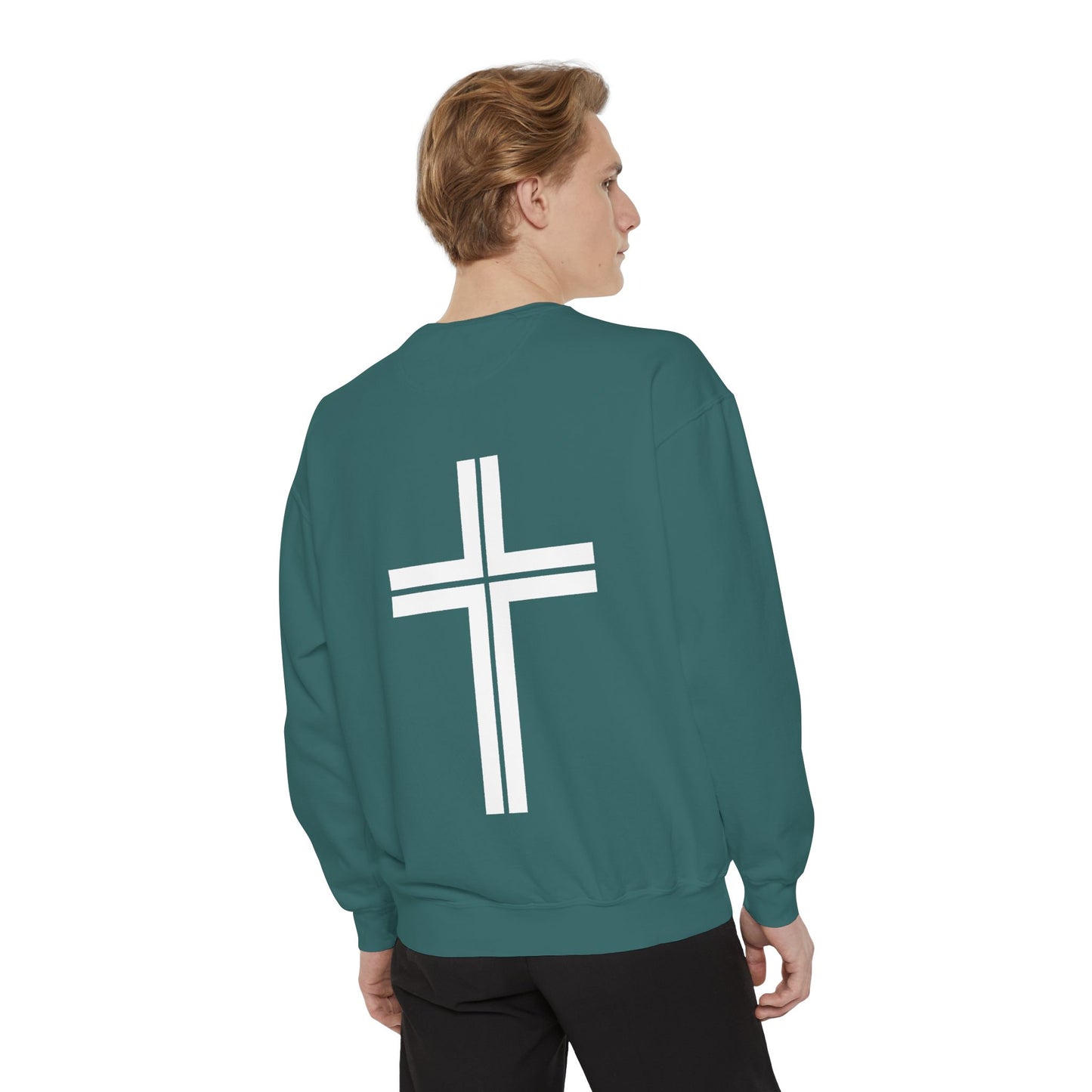 JESUS Unisex Comfort Colors Garment-Dyed Sweatshirt