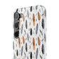 Whispering Feathers Slim Phone Cases for iPhone and Samsung