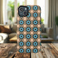 Sahara Star Mosaic Colorful Geometric iPhone Cases, Tough Magnetic iPhone Cases, Vibrant Design iPhone Cover, Durable iPhone Protection, Stylish Tech Accessories.