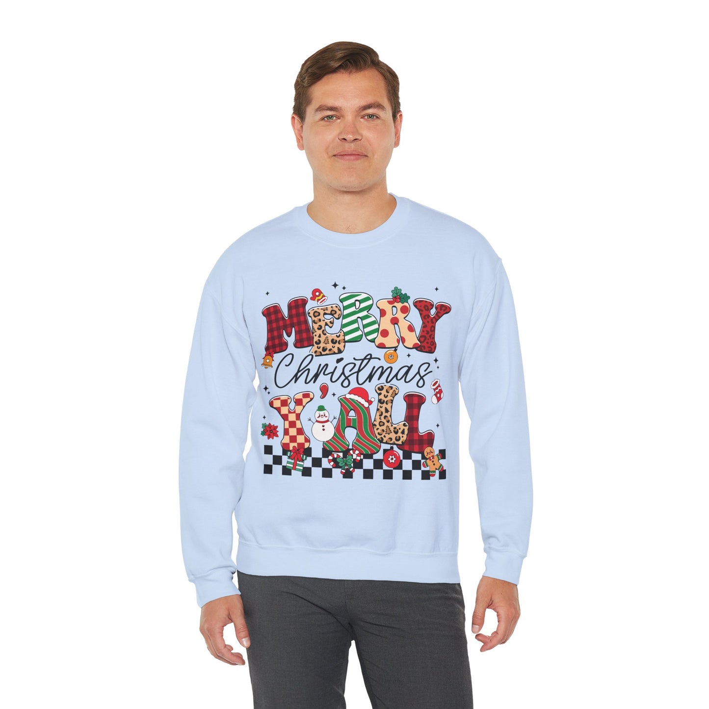 Merry Christmas Unisex Heavy Blend™ Crewneck Sweatshirt