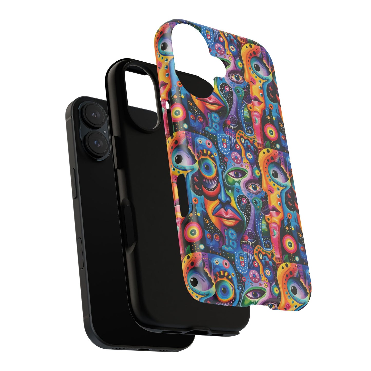 Psychedelic Visions Tough iPhone Magnetic Case - Unique Art iPhone Cover