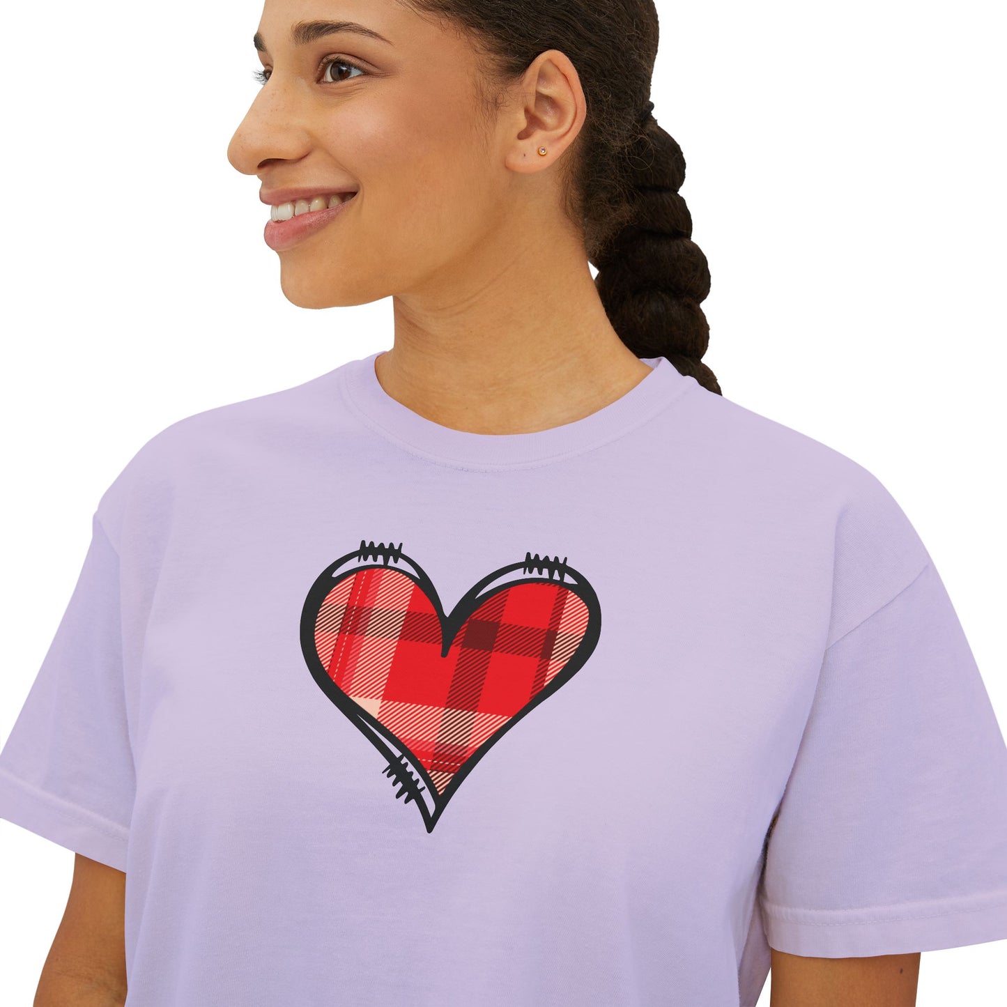 LOVE Always Women's Comfort Colors Boxy Tee