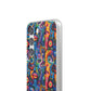 Psychedelic Visions Flexi iPhone and Samsung Case - Colorful Abstract Design.