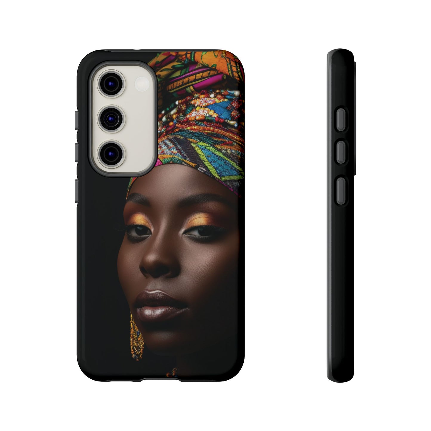 Regal Reflections: African Majesty Tough Google Pixel, iPhone and Samsung Cases.