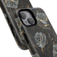 Midnight Bloom Tough iPhone Magnetic Cases,  iPhone 14, iPhone 15, iPhone 16, Pro, Pro Max, Plus MagSafe Case, Protective Tech Accessories, Gift for Her, Floral Design