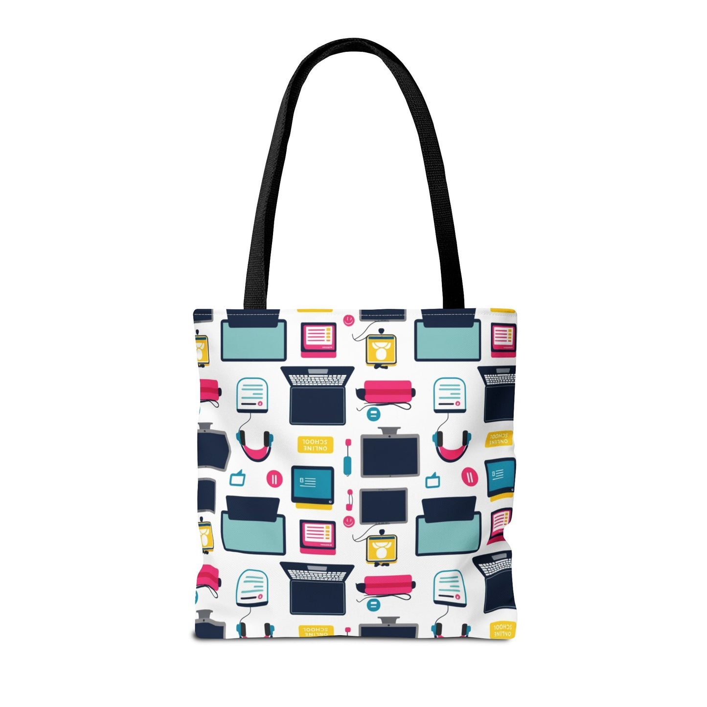 Techie Tote Bag - Stylish Personalized Tote for Students, Gift for Tech Lovers, Eco-Friendly Shopping Bag, Back to School.