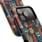 Personalized Colorful Abstract Faces Clear Impact-Resistant Case