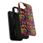Prism Bloom Tough iPhone Magnetic Case, Stained Glass  MagSafe Cases, iPhone Accessory, Floral Design, Unique Gift, iPhone Protection