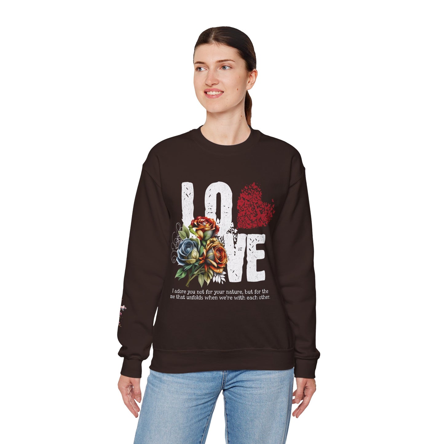LOVE Always Unisex Heavy Blend™ Crewneck Sweatshirt.