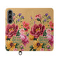 Floral Scripture Flip Case — "Let Your Light Shine" Wallet Phone Cover (Matthew 5:16)