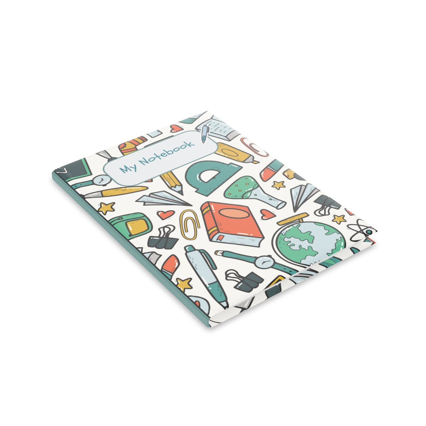 Emerald School Doodles Hardcover Notebook with Puffy Covers (PY)