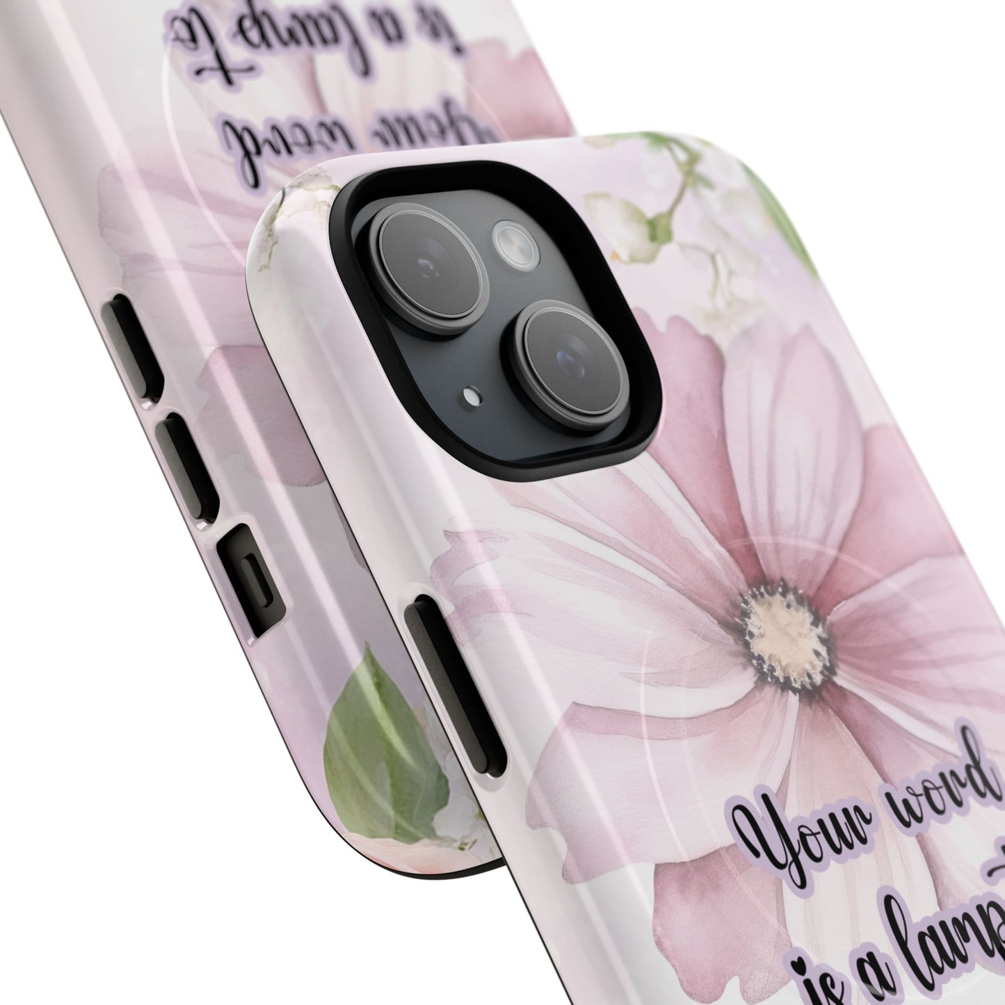 Your Word is a Lamp to My Feet Psalm 119:105 | Inspirational Gift, Tough iPhone Magnetic Case | Scripture, Bible Verse, MagSafe® iPhone® Tough Case, iPhone 14, iPhone 15, iPhone 16, Pro, Pro Max, Plus