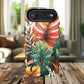 Tropical Monstera Leaf Phone Case - Stylish Tough Magnetic Cases, Floral Protection, Summer Vibe, Gift for Nature Lovers, Trendy Mobile Accessories