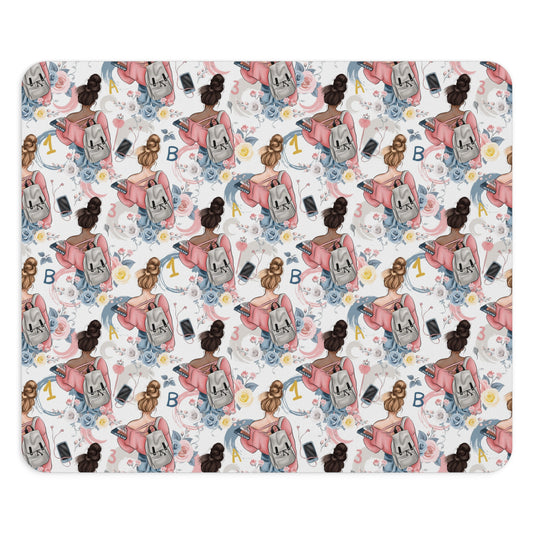 Study Chic Mouse Pad - Floral & Fun Design for Home Office
