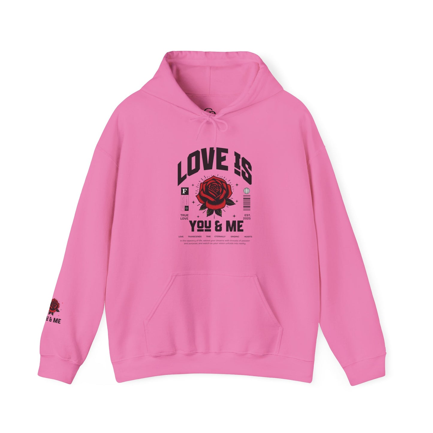 You and Me Unisex Gildan Hoodie Sweatshirt
