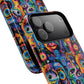 Psychedelic Visions Tough iPhone Magnetic Case - Unique Art iPhone Cover
