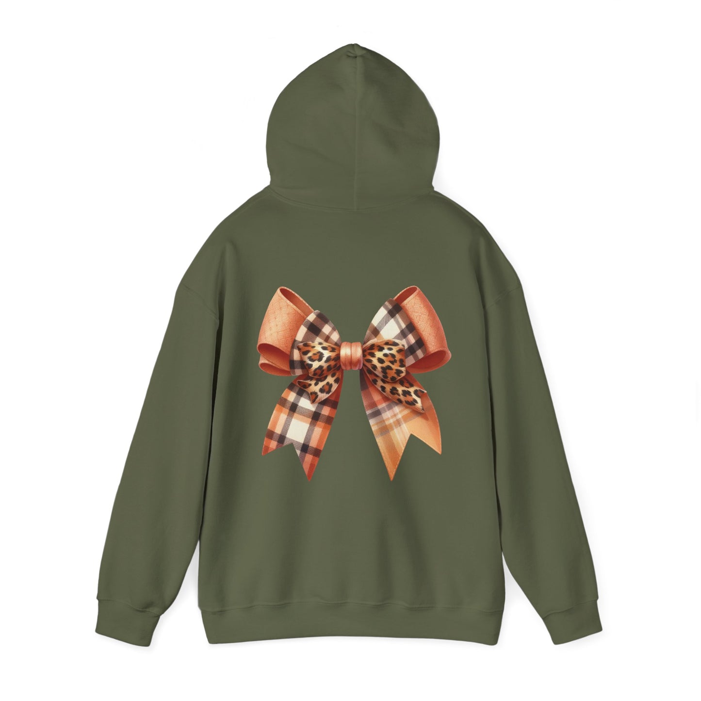 Autumn Highland Cow Charm Unisex Heavy Blend™ Hooded Sweatshirt