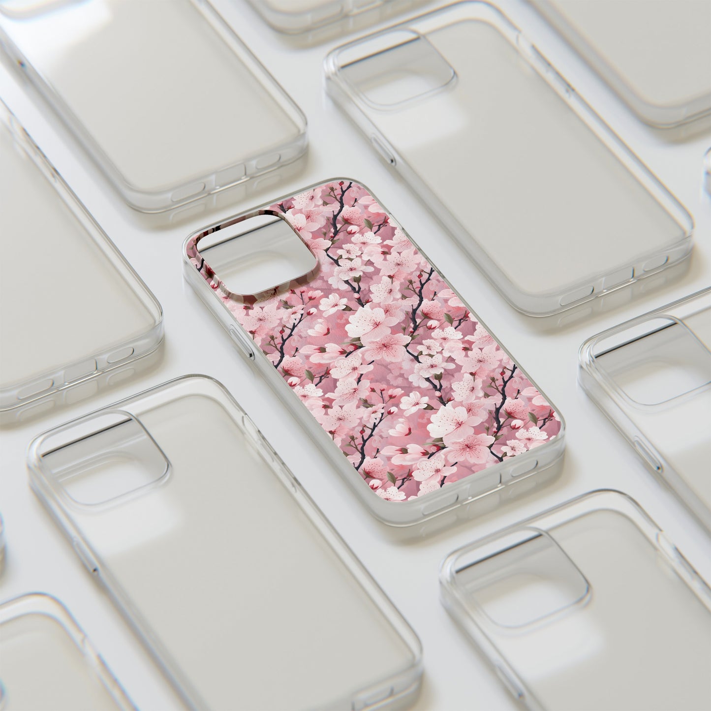 Cherry Blossom Soft iPhone, Google and Samsung Cases