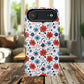 Patriotic Floral Dreams Tough Magnetic iPhone Cases, Durable, Stylish, Gift for Her, Protective Phone Cover, Spring Floral Design