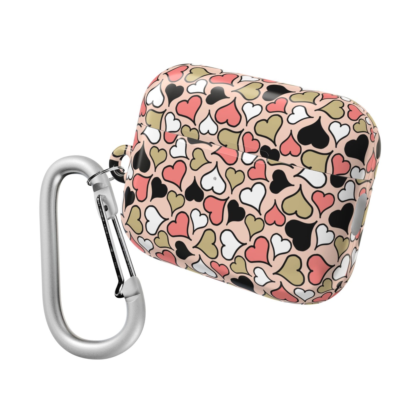 Love Hearts AirPod Cases - Cute Heart Pattern Earbud Holder.