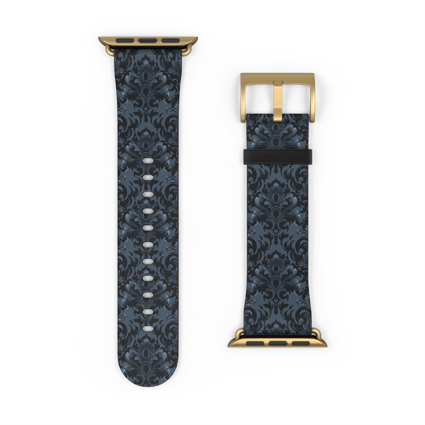 Opulent Dusk Elegant Floral Watch Band - Stylish Accessory for Daily Wear.